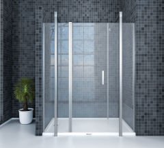 Shower Special 190 cm İki Duvar Arası 2 Sabit 1 Açılır Kabin