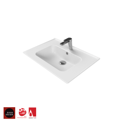 Turkuaz Blue 70 cm Etajerli Lavabo
