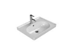 Turkuaz Arya 60 cm Etajerli Lavabo