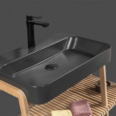 Bagnora Energy 110 cm Doğal Ahşap Banyo Dolabı