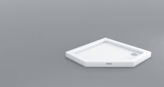 Shower 90x90 Npigon Beşgen Flat Duş Teknesi (h:7 cm)