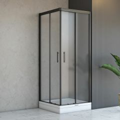 Shower Vega 110x110 2 Sabit 2 Kayar Köşe Girişli Duş Kabini