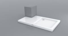 Shower 90x190 Tree Özel Kesim Flat Duş Teknesi (h:7 cm)