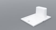 Shower 80x120 Lee Dikdörtgen Oturmalı Flat Duş Teknesi (h:5 cm)