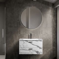 Bagnora Carrara 80cm Corchia Banyo Dolabı