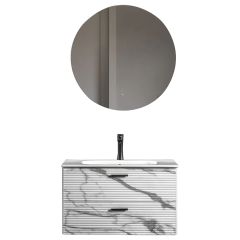 Bagnora Carrara 80cm Corchia Banyo Dolabı