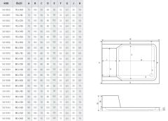 Shower 90x100 Pandora Dikdörtgen Oturmalı Flat Duş Teknesi (h:7 cm)