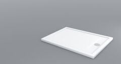 Shower 80x140 Dikdörtgen Slim Flat Duş Teknesi (h:5 cm)