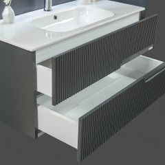 Bagnora Allegro 80 cm Antrasit Banyo Dolabı