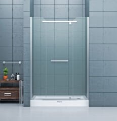 Shower Original 150 cm İki Duvar Arası 2 Sabit 1 Açılır Tekne Üzeri Kabin