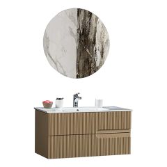 Bagnora Allegro 100 cm Cappuccino Banyo Dolabı