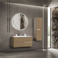 Bagnora Allegro 100 cm Cappuccino Banyo Dolabı