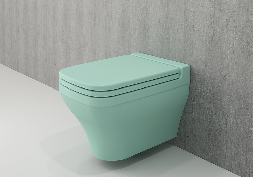 Bocchi Scala Asma Klozet Mat Mint Yeşil