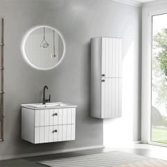 Bagnora C-Line 85 cm Beyaz Banyo Dolabı
