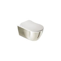 Kale Dove 2.0 Smart Asma Klozet Delikli Beyaz-Platin + Ultra Slim Smart Kapak