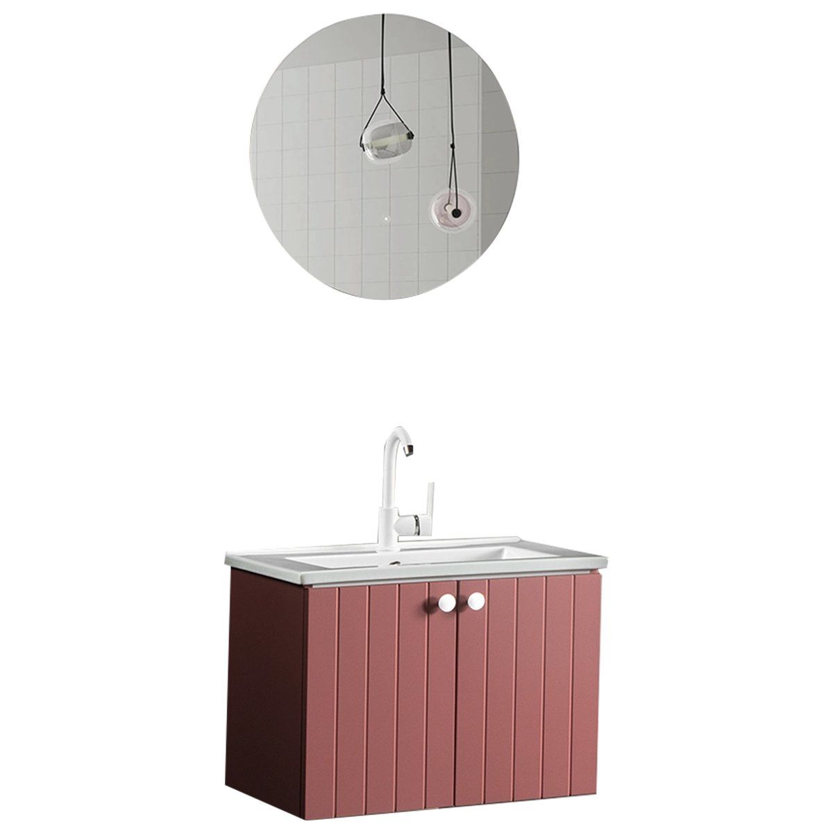 Bagnora D-Line 85 cm Kiremit Banyo Dolabı