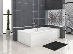 Shower 90x190 Poleteria Dikdörtgen Taşmalı Özel Küvet