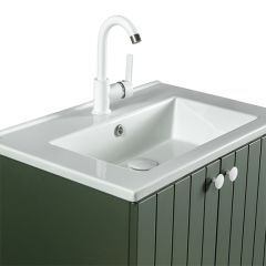 Bagnora D-Line 65 cm Haki Banyo Dolabı