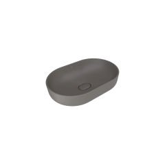 Kale Zero 2.0 Oval Çanak Lavabo Mat Antrasit Gri 60X40 cm