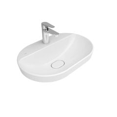 Kale Zero 2.0 Yarı Gömme Oval Lavabo Mat Beyaz 60X40 Cm