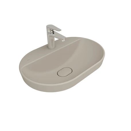 Kale Zero 2.0 Yarı Gömme Oval Lavabo Mat Vizon 60X40 Cm