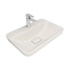Kale Zero 2.0 Yarı Gömme Dikdörtgen Lavabo Mat İnci 60X40 Cm