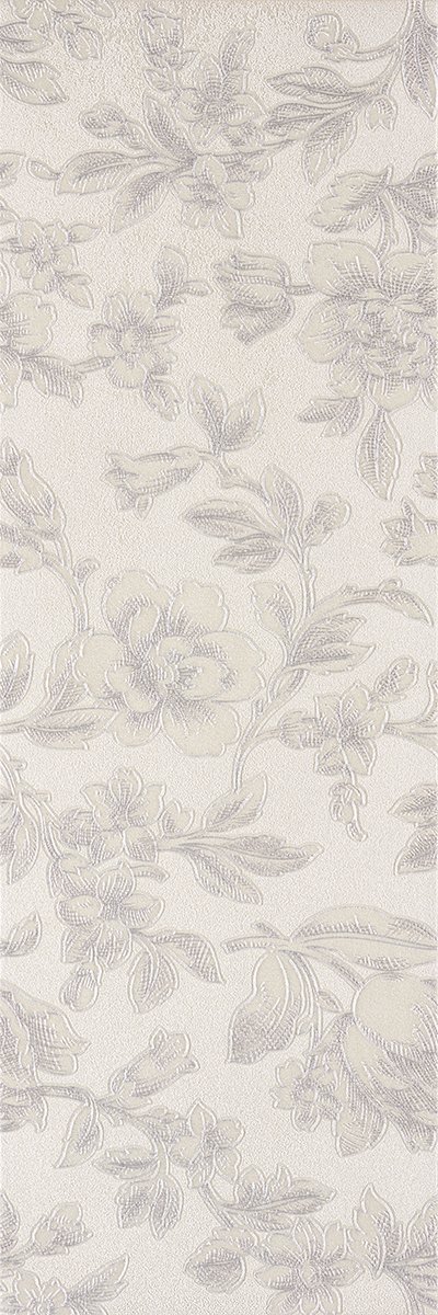 SERRA | 30*90 CODE 512 ROMANTICA BUZ BEYAZ DEKOR ''Paket fiyatıdır.''