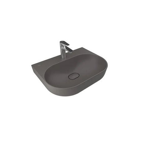 Kale Zero 2.0 Oval Lavabo Mat Antrasit Gri 60X45 cm