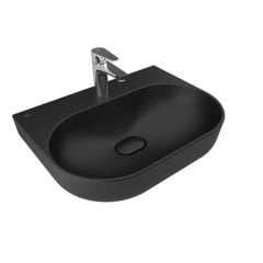 Kale Zero 2.0 Oval Lavabo Mat Siyah 60X45 cm