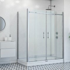 Shower Merkür 70x140 Yan Panelli Duş Kabini