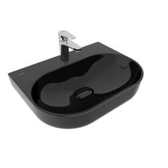 Kale Zero 2.0 Oval Lavabo Siyah 60X45 cm