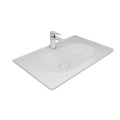 Kale Zero 2.0 Etajerli Lavabo Mat Beyaz 80X50 cm