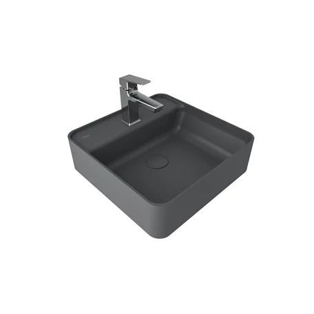 Kale Smartedge Kare Lavabo Mat Antrasit Gri 45X45