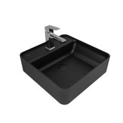 Kale Smartedge Kare Lavabo Mat Siyah 45X45