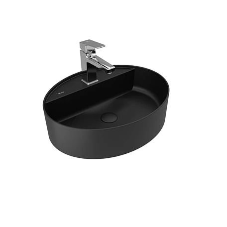 Kale Smartedge Oval Lavabo Mat Siyah 40X50