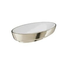 Kale Dove 2.0 Oval Çanak Lavabo Beyaz-Platin 70X40