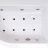 Shower Tanny 75x160 Asimetrik Oturmalı Küvet