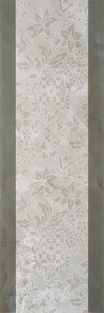 SERRA | 30*90 CODE 572 INCANTO GRİ ÇİÇEK DEKOR ''Paket fiyatıdır.''