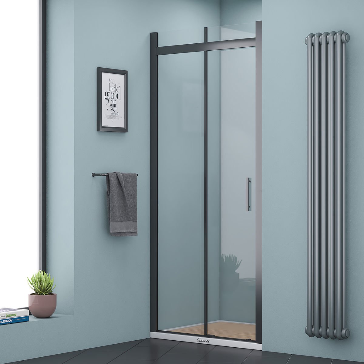 Shower Uranüs 140 cm İki Duvar Arası Duş Kabini