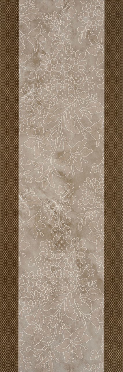 SERRA | 30*90 CODE 572 INCANTO KAHVE ÇİÇEK DEKOR ''Paket fiyatıdır.''