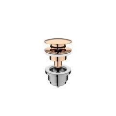 Kale Novatik Universal Lavabo Süzgeci Yuvarlak Rose Gold