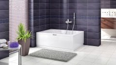 Shower İlena 70x140 Dikdörtgen Oturmalı Mini Küvet