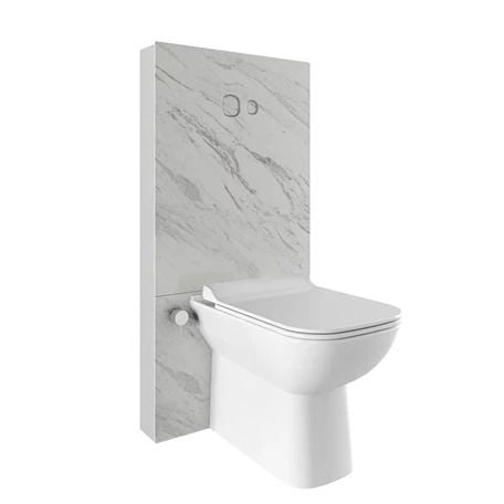 Kale Trono Monoblok Rezervuar Ksfx Pallisandro 3/6L-Yerden Klozet