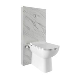 Kale Trono Monoblok Rezervuar Ksfx Pallisandro 3/6L-Yerden Klozet
