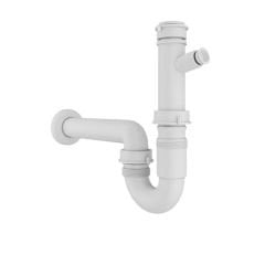 Kale Lavabo Sifonu Çamaşır Makinesi Çıkışlı Plastik