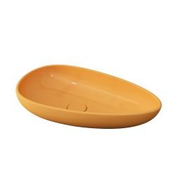 Bocchi | Etna Çanak Lavabo 58 cm Parlak Mandalina Sarı