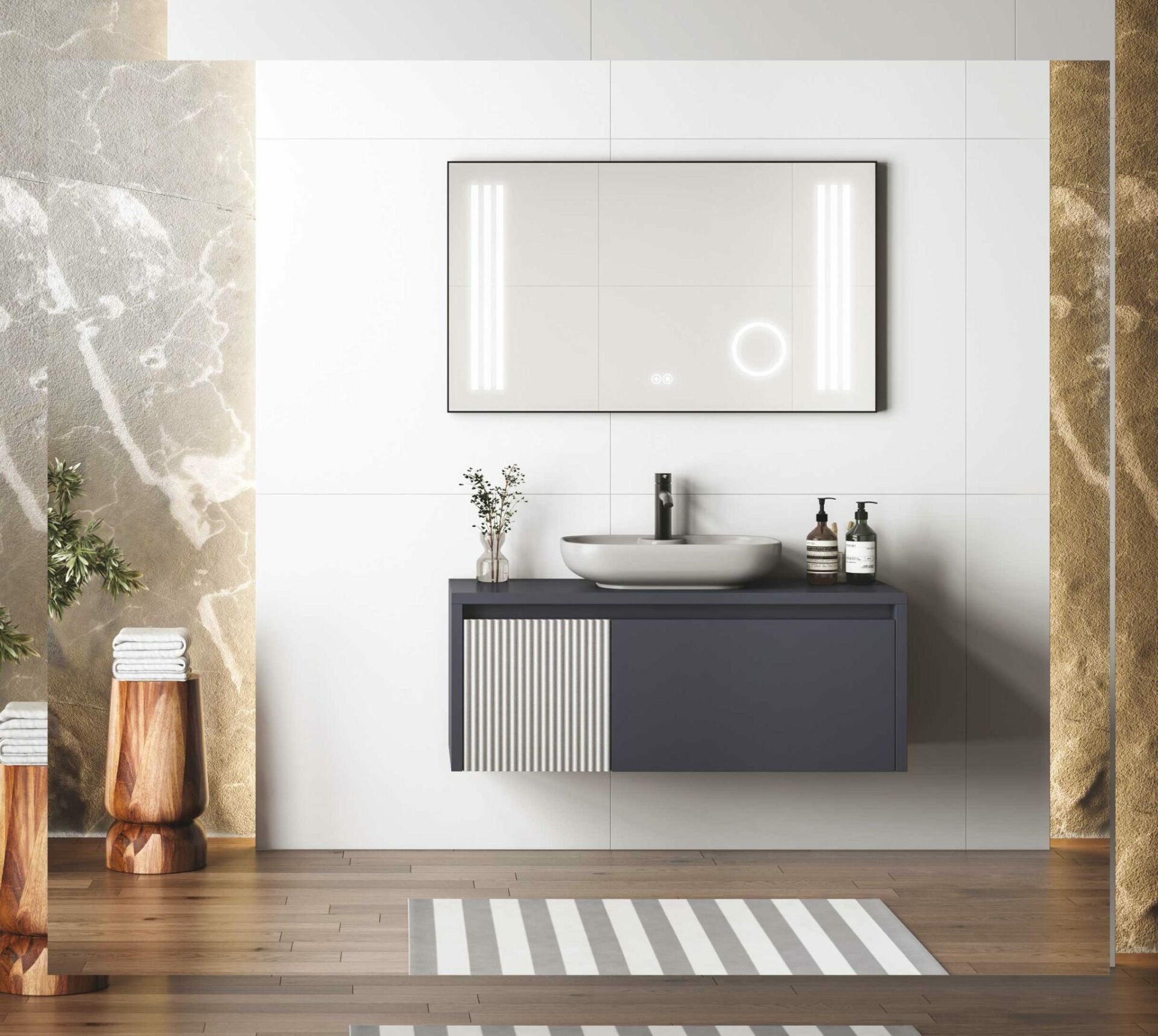 Fym Anka 120 cm Banyo Dolabı