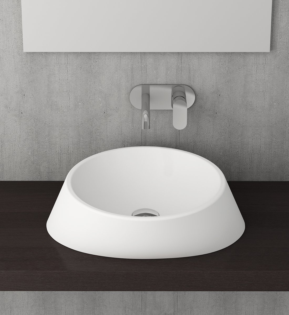 Bocchi | Venezia Çanak Lavabo 56 cm Mat Beyaz