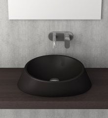 Bocchi | Venezia Çanak Lavabo 56 cm Mat Siyah