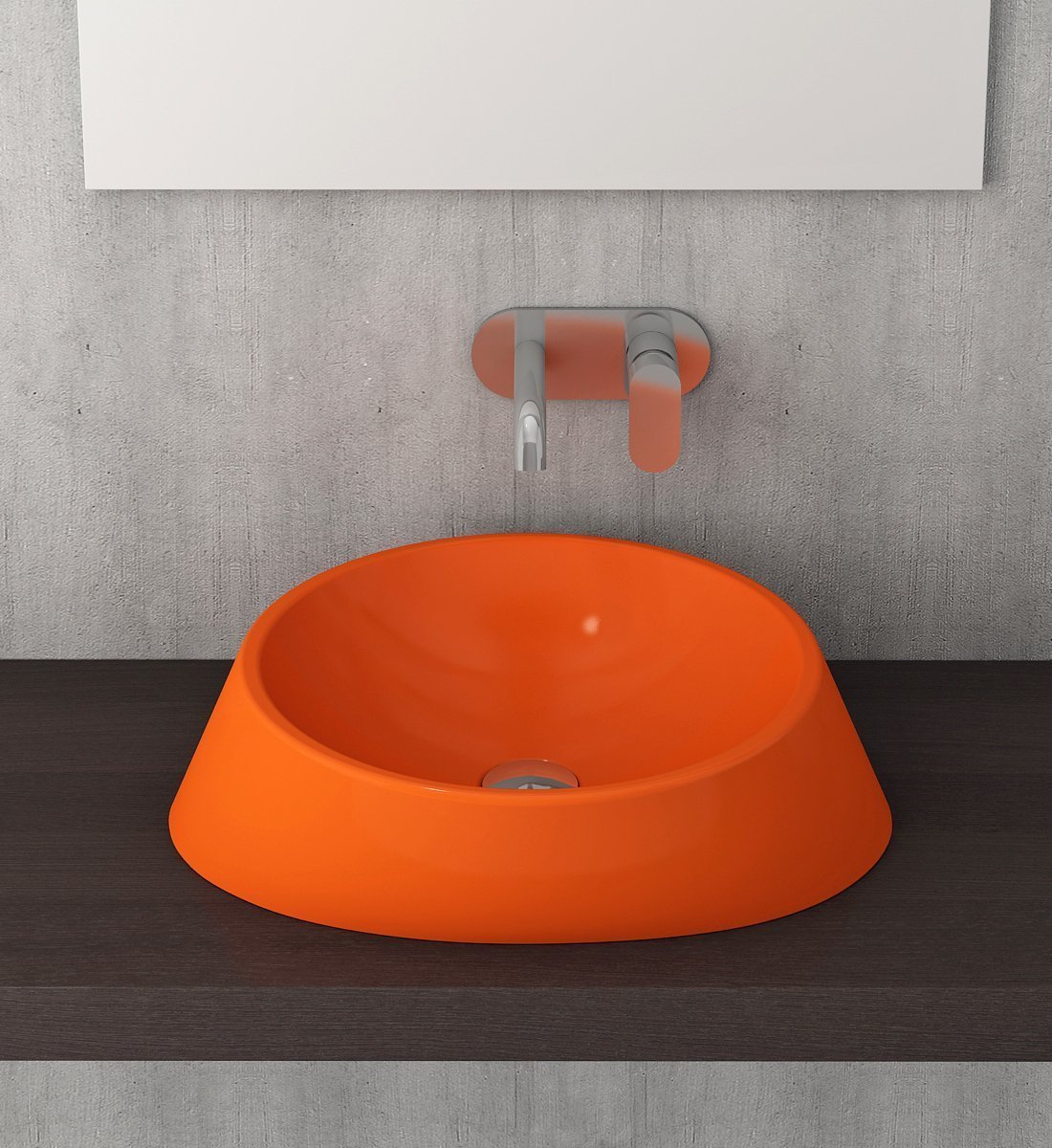 Bocchi | Venezia Çanak Lavabo 56 cm Parlak Turuncu